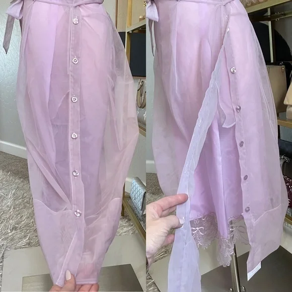 NWT Simone Rocha Double Dress Side Button Down - Picture 10 of 16